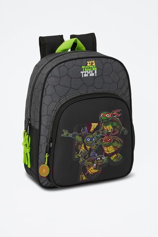 Mochila As Tartarugas Ninja - Cinzento e preto