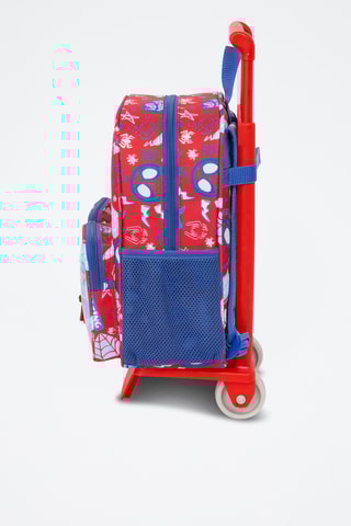 Mochila com rodinhas Spidey e os seus amigos extraordinários Marvel - Vermelho e azul-cobalto