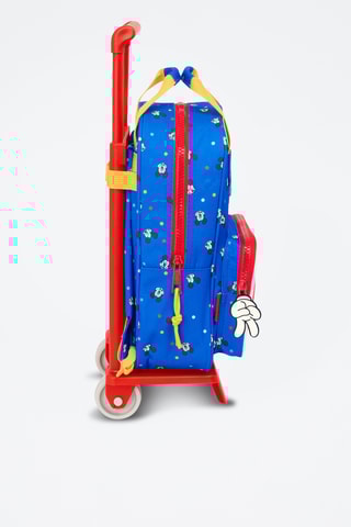Sac à dos à roulettes Mickey Disney - Bleu cobalt