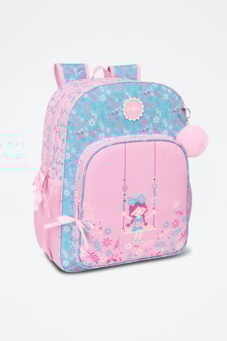 Mochila - Rosa e azul-celeste