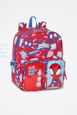Sac à dos Spidey et ses amis extraordinaires Marvel - Rouge et bleu roi