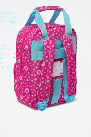 Mochila Pinypon - Fúcsia e azul-celeste