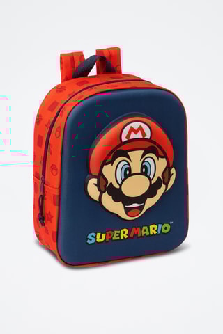 Mochila Super Mario - Azul-marinho e vermelho