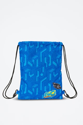Mochila Hot Wheels - Azul-celeste e preto