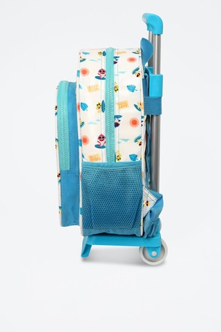 Sac Trolley Baby Shark - Bleu et blanc