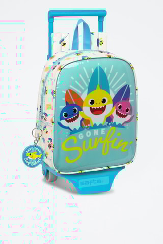 Sac Trolley Baby Shark - Bleu et blanc