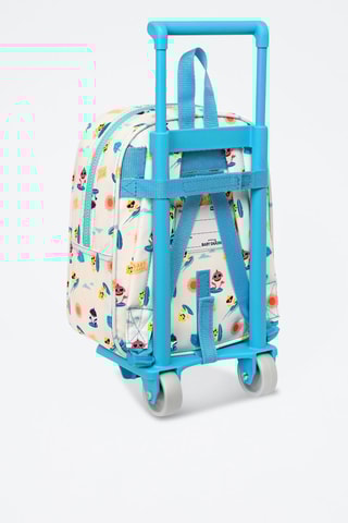 Sac Trolley Baby Shark - Bleu et blanc