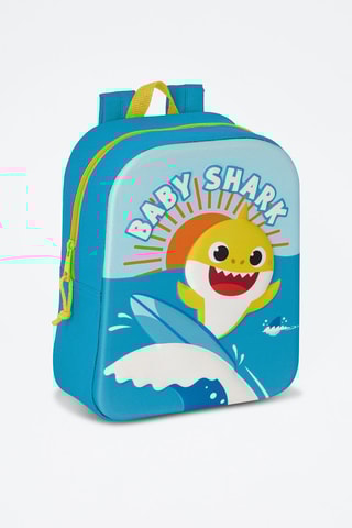 Sac Trolley Baby Shark - Bleu et jaune