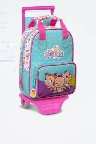 Mala Trolley The Bellies from Bellyville - Azul e rosa