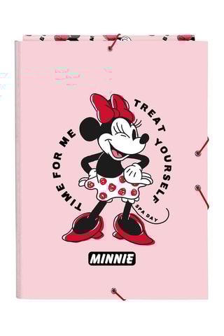 Pochette Minnie Disney Rose - 26 x 33,5 x 2,5 cm