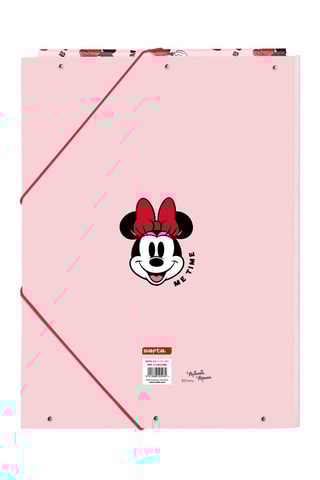 Pochette Minnie Disney Rose - 26 x 33,5 x 2,5 cm