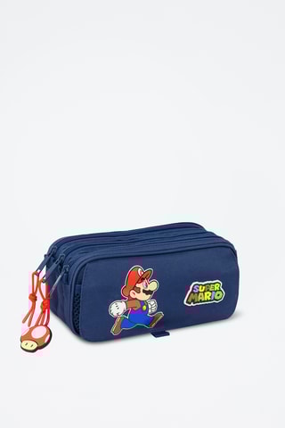 Estojo Super Mario Nintendo - Azul-marinho ­