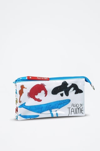 Trousse Algo De Jaime - Blanc et turquoise