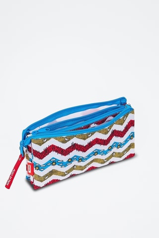 Trousse Algo De Jaime - Blanc et turquoise