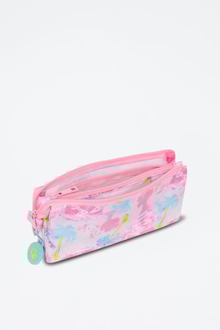 Estojo Barbie - Rosa e azul-celeste
