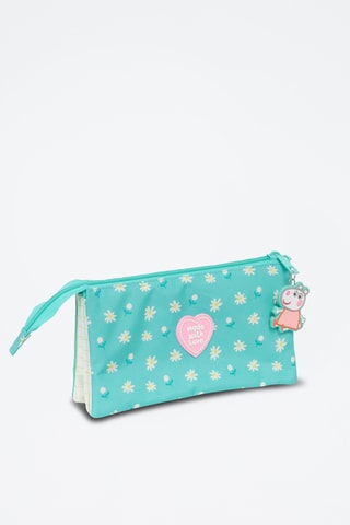 Estojo Peppa Pig - Verde-hortelã