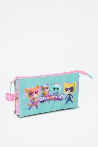 Trousse Super Chatons - Turquoise