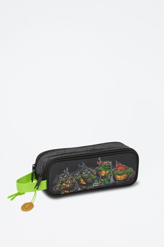 Trousse Tortue Ninja - Gris et noir