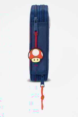 Estojo completo Super Mario - 29 peças - Azul-marinho ­