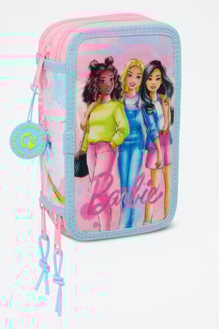 Estojo completo Barbie - 37 peças - Rosa e azul-celeste