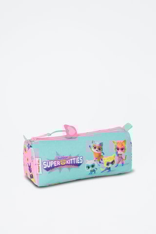 Trousse Super Kitties - Rose clair