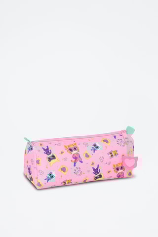 Trousse Super Kitties - Rose clair