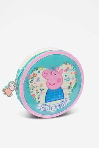 Estojo completo George e Peppa Peppa Pig - 18 peças - Turquesa e amarelo-claro