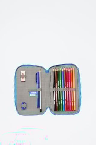 Trousse garnie - 28 pièces - Blanc et ciel