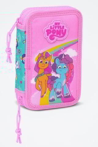 Estojo completo My Little Pony - 28 peças - Rosa e turquesa