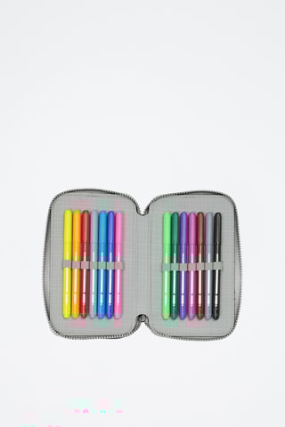 Trousse garnie Batman La Ligue des Justiciers DC Comics - 29 pièces - Noir