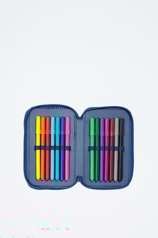 Trousse garnie Cars Disney Pixar - 29 pièces - Bleu marine et rouge
