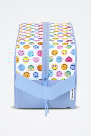 Saco para calçado Smiley - Azul-celeste e rosa -