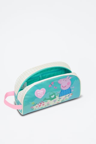 Bolsa de higiene Peppa Pig - Verde-água e amarelo