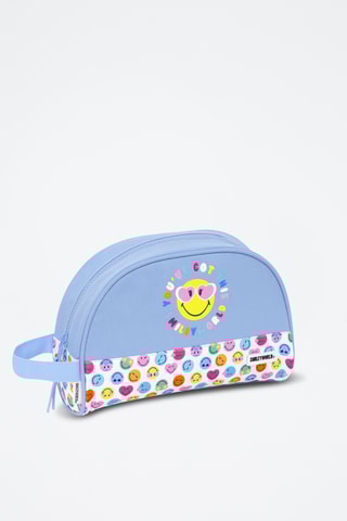 Bolsa de higiene Smiley - Azul-celeste
