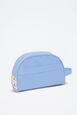 Bolsa de higiene Smiley - Azul-celeste
