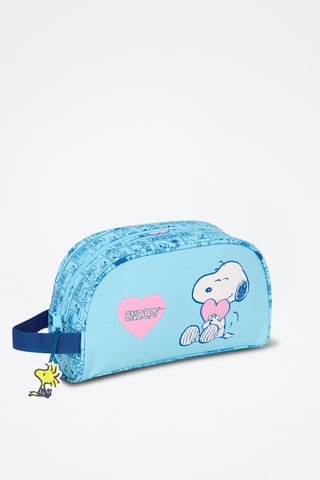 Bolsa de higiene Snoopy e Os Peanuts - Azul-celeste