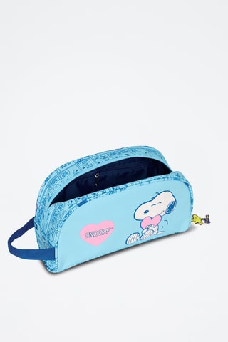 Bolsa de higiene Snoopy e Os Peanuts - Azul-celeste