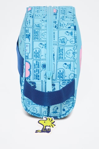 Bolsa de higiene Snoopy e Os Peanuts - Azul-celeste