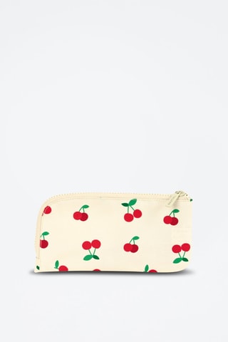 Trousse Beige et rouge