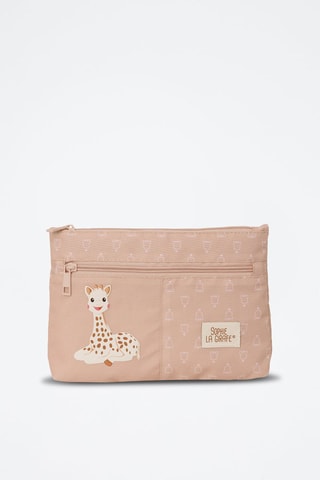 Trousse Sophie la Girafe - Marron et crème