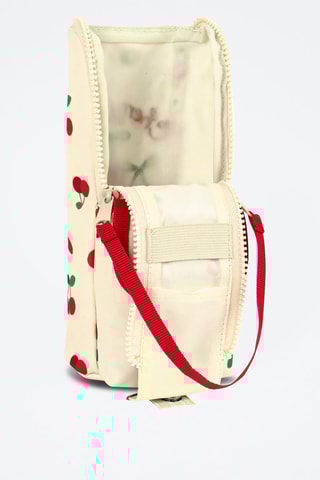 Trousse Beige et rouge
