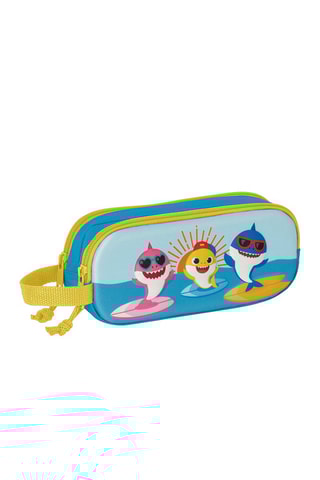 Trousse Baby Shark - Bleu et jaune