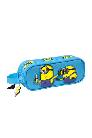 Estojo Os Minions - Azul e amarelo