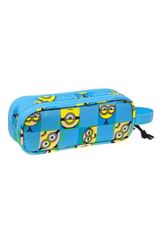 Estojo Os Minions - Azul e amarelo