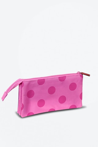 Trousse triple Ladybug Miraculous - Fuchsia