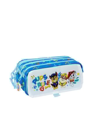 Estojo para lápis Patrulha Pata - Azul e branco