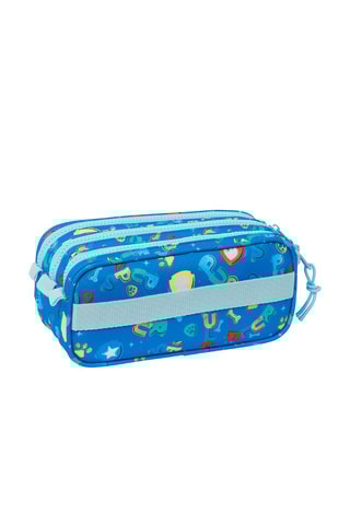 Estojo para lápis Patrulha Pata - Azul e branco