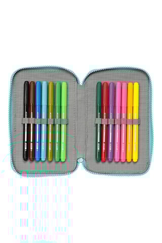 Trousse garnie Baby Shark - 28 pièces -  Turquoise et blanc