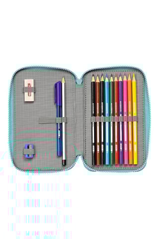 Trousse garnie Baby Shark - 28 pièces -  Turquoise et blanc