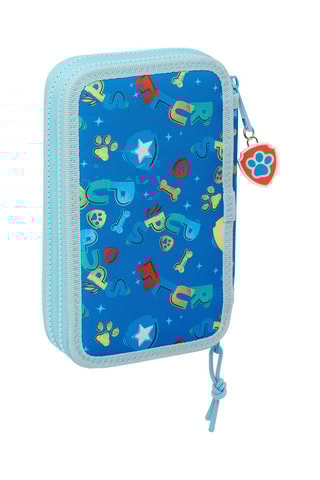 Estojo completo Patrulha Pata - 28 peças - Azul e branco